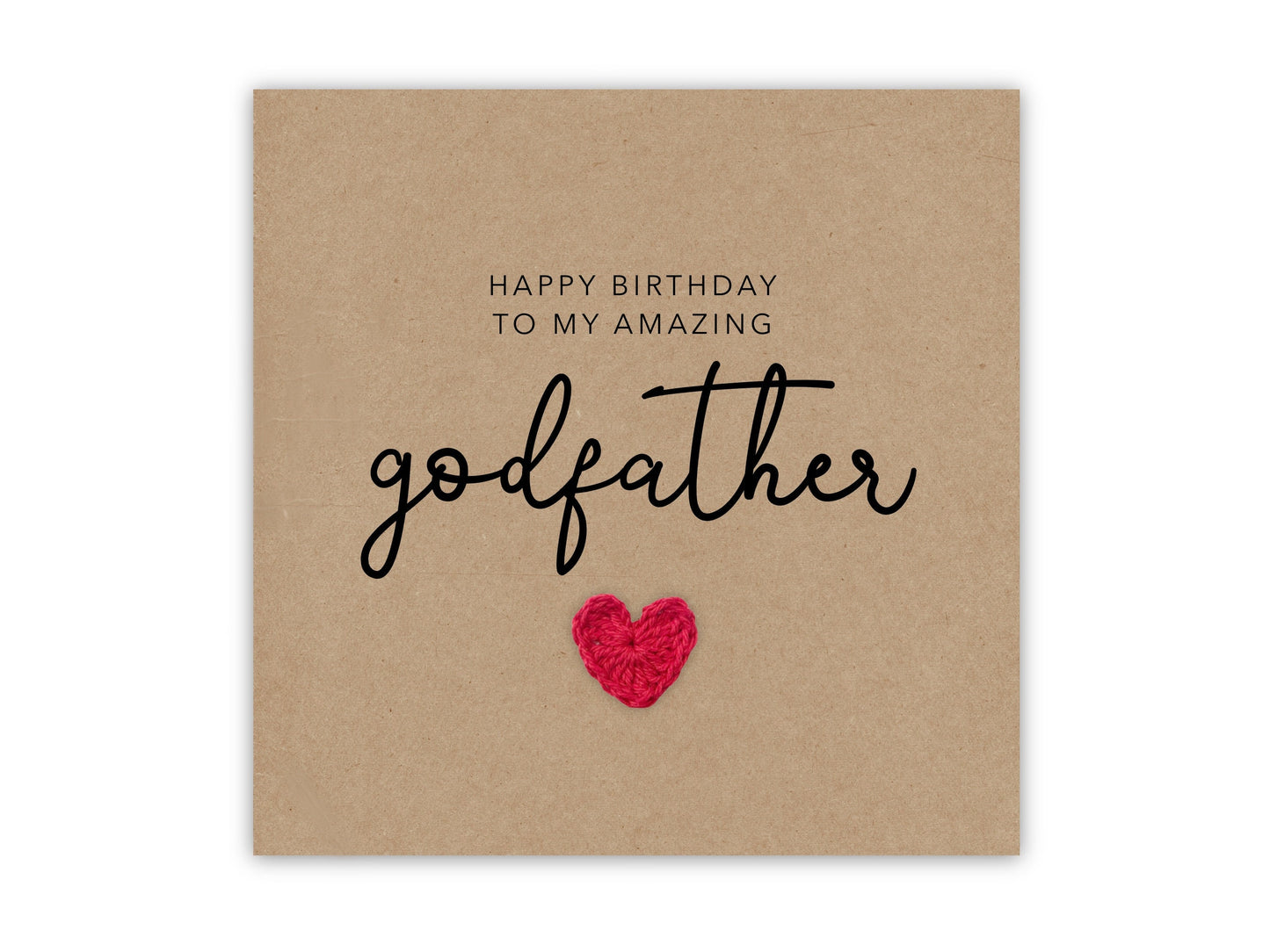 Happy Birthday To My Amazing Godfather, Godfather Birthday, Happy Birthday Godmother, Card from Goddaughter Godson, Birthday Card Godfather