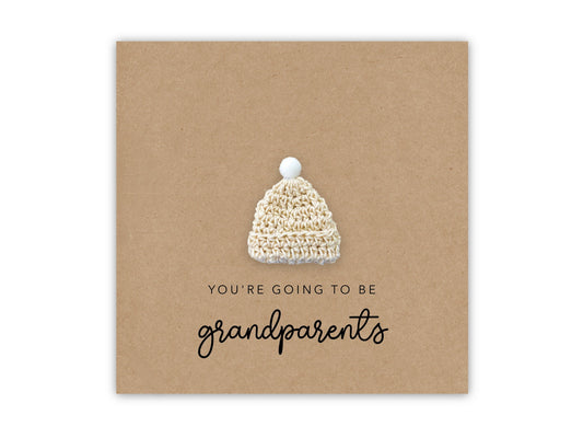 You're going to be a Grandparents card, Pregnancy announcement Card, Grandad Grandma Nan to be, New Baby Pregnancy, Send to Recipient