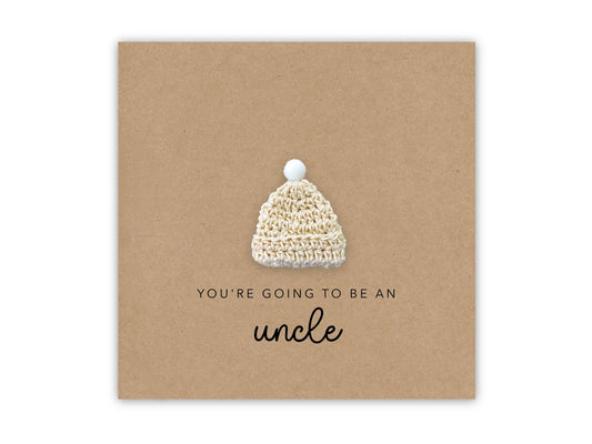 Pregnancy Announcement Card, Baby Announcement Card, Surprise Baby Reveal, New Uncle Card, You're Going to be an Uncle, Expecting Baby