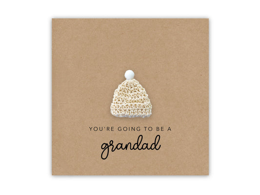 You're going to be a Grandad card, Pregnancy announcement Card, Grandad Grandma Nan to be, New Baby Pregnancy, Send to Recipient