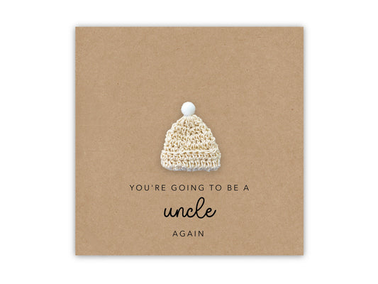 Pregnancy Announcement Card, Baby Announcement Card, Surprise Baby Reveal, Uncle  Agin Card, You're Going to be an Uncle, Expecting Baby