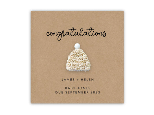 Personalised Congratulations you're expecting card, Pregnancy card, Parents to be card, New Parents Card, Personalised Expecting Baby Card