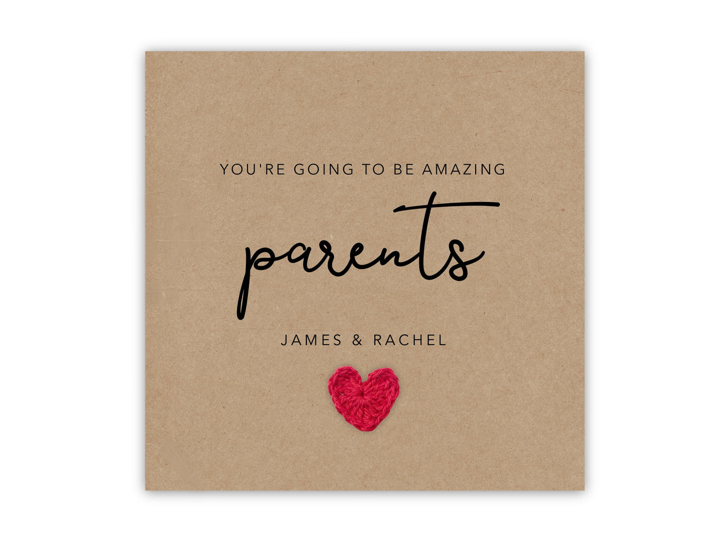 Personalised Pregnancy Card For Wonderful Couple, Parents To Be Pregnancy Card, Congratulations On Your Pregnancy Card, Pregnancy Card