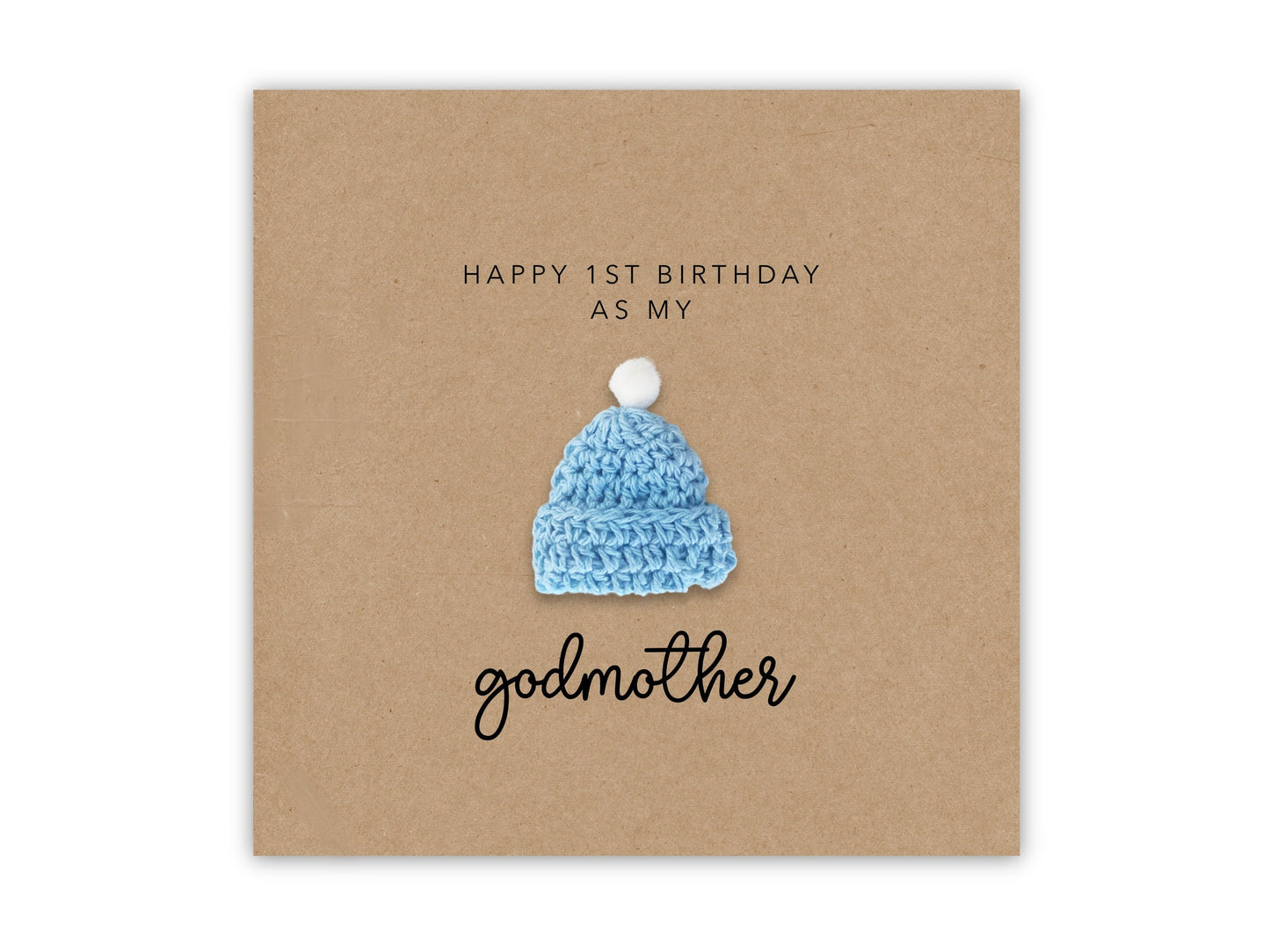 Happy Birthday To The Best Godmother, 1st Birthday Godmother Birthday, Happy Birthday Godmother, Card from Baby 1st Birthday, From Baby Card