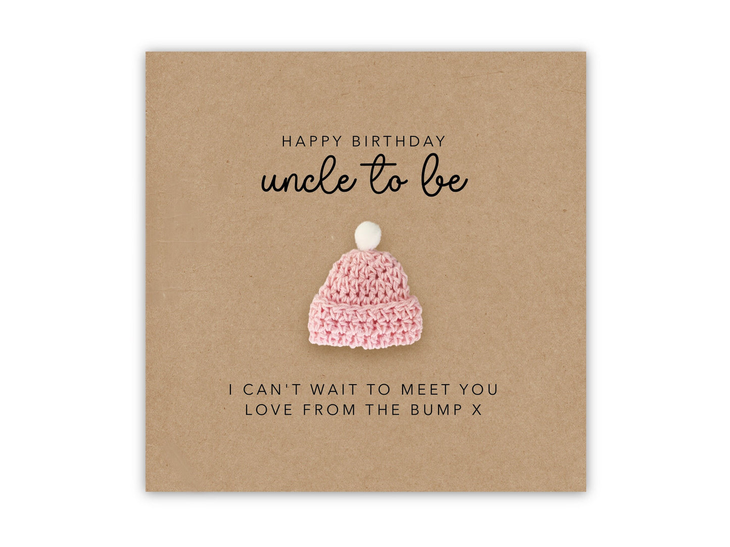 Happy Birthday Uncle to be Card from Bump, Uncle to be, Happy Birthday Uncle, Uncle to be Birthday Card Love Bump, Birthday Card, Uncle Card