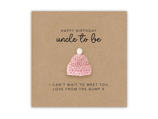 Happy Birthday Uncle to be Card from Bump, Uncle to be, Happy Birthday Uncle, Uncle to be Birthday Card Love Bump, Birthday Card, Uncle Card