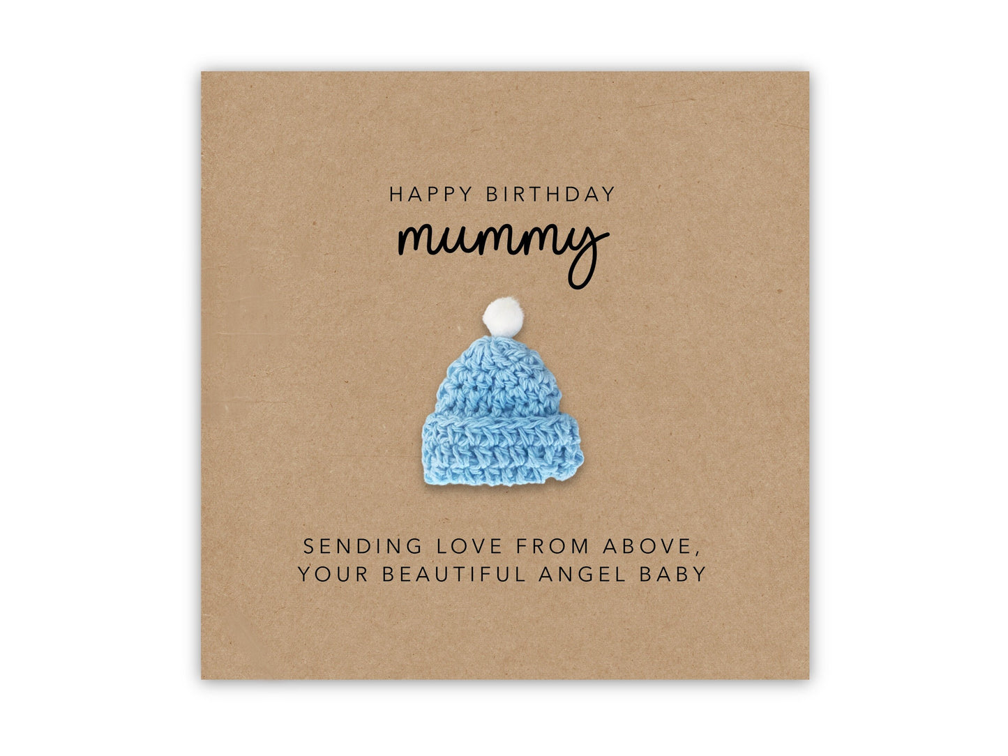 Happy Birthday Card for Mummy from Baby in Heaven, Twin Bereaved Baby Loss Card, Angel Baby, Happy Birthday, Rainbow Baby, Twin Babies