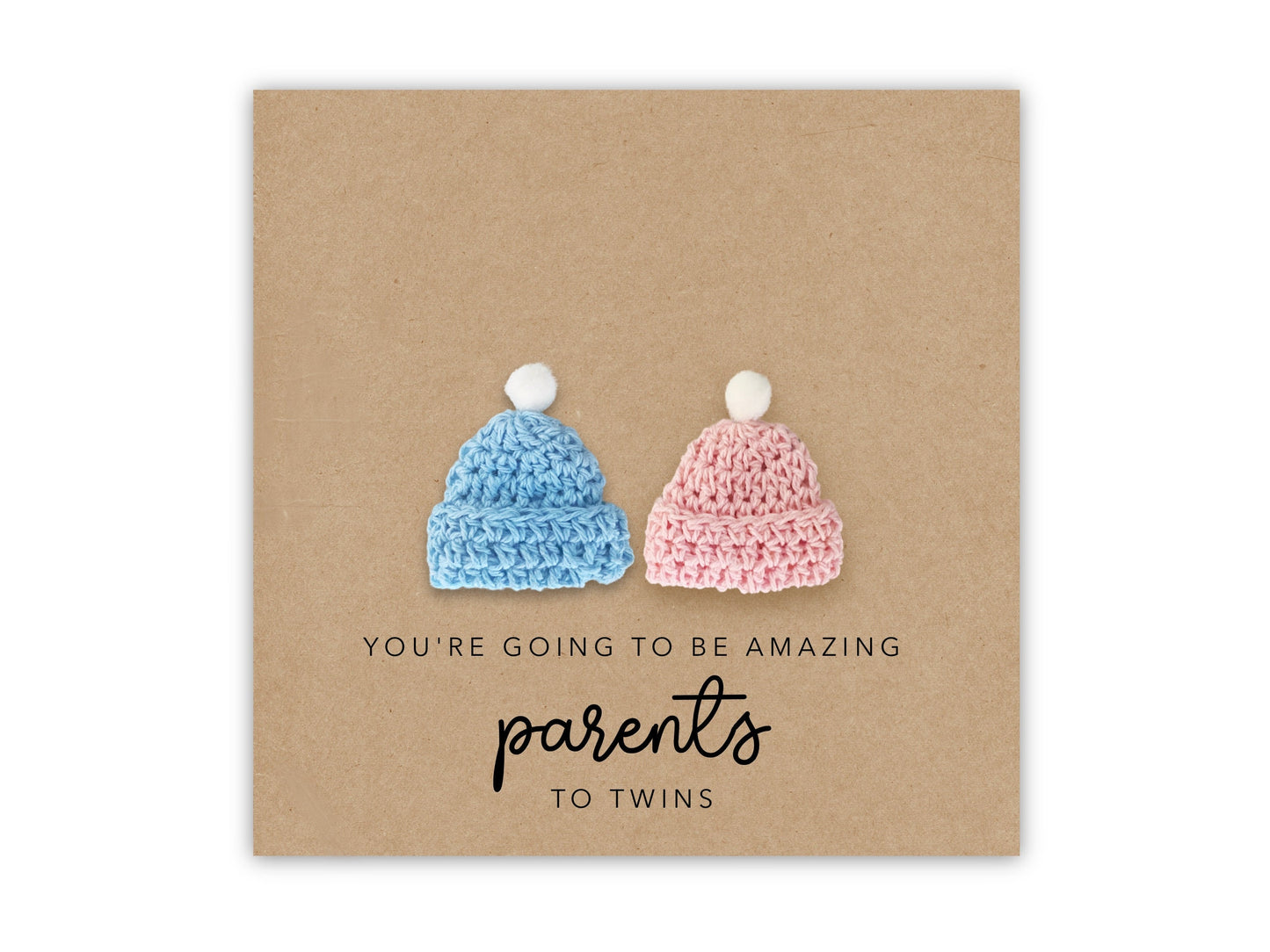 New Twin Baby Card, New Parents Card, Amazing Parents to Twins, New Parent To Twins, Mummy To Be Card, Pregnancy Card, Baby Shower Card