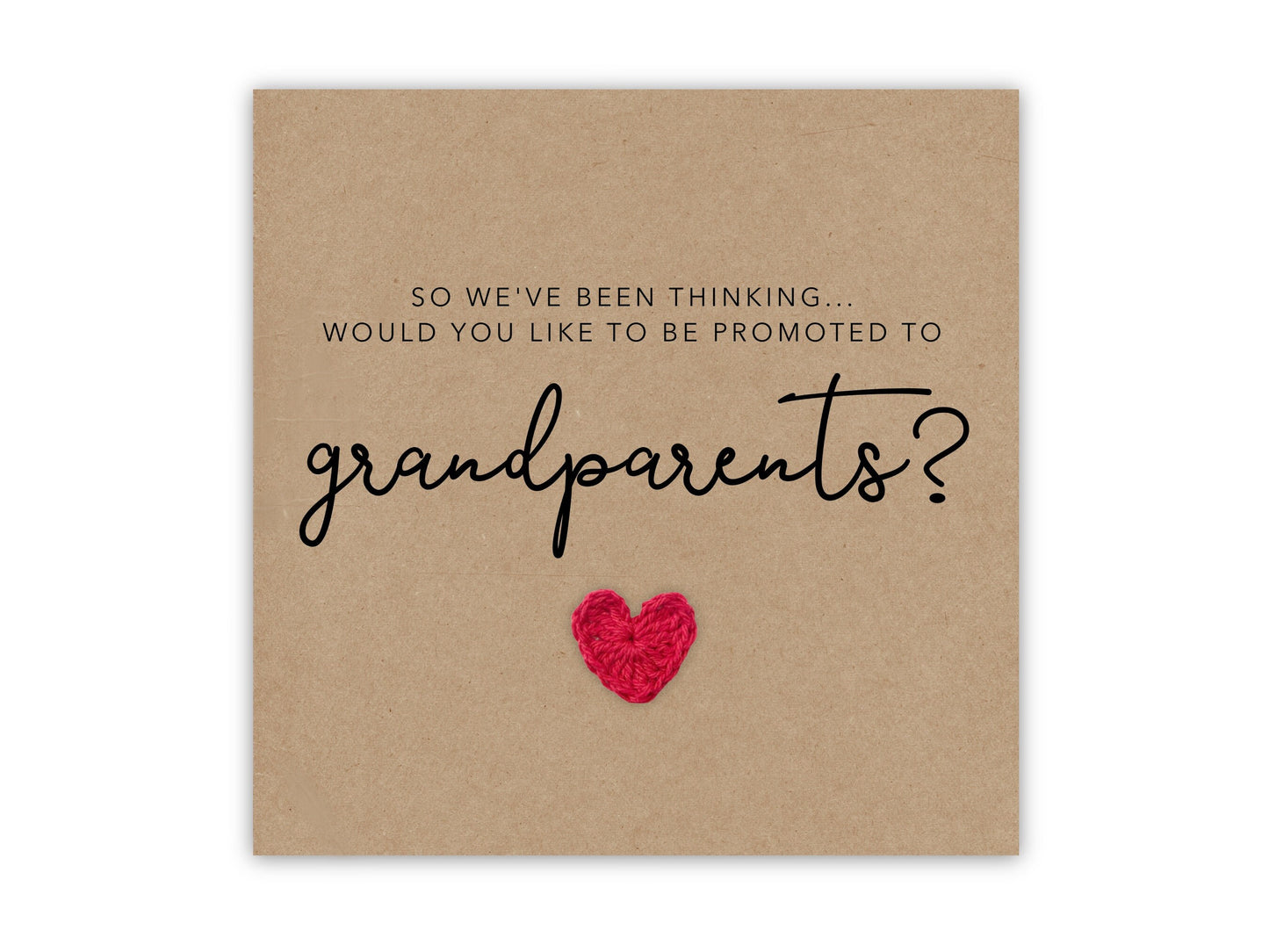 Pregnancy Announcement Card, Baby Announcement Card, Surprise Baby Reveal, Only the best parents get promoted to grandparents, Recipient