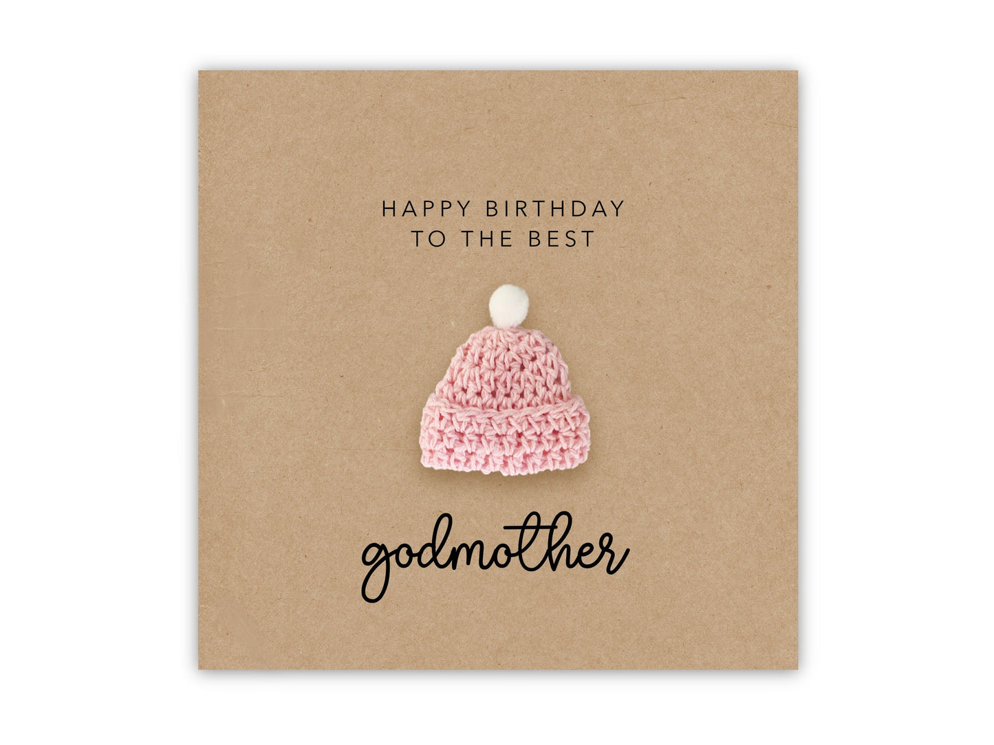 Happy Birthday To The Best Godmother, Godmother Birthday, Happy Birthday Godmother, Card from Baby Goddaughter Godson, From Baby Card