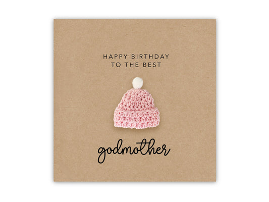 Happy Birthday To The Best Godmother, Godmother Birthday, Happy Birthday Godmother, Card from Baby Goddaughter Godson, From Baby Card