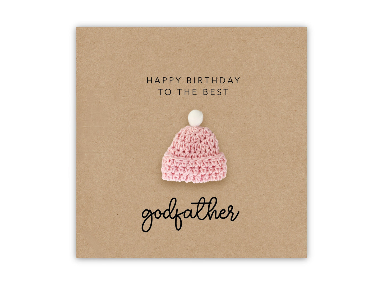 Happy Birthday To The Best Godfather, Godfather Birthday, Happy Birthday Godfather, Card from Baby Goddaughter Godson, From Baby Card