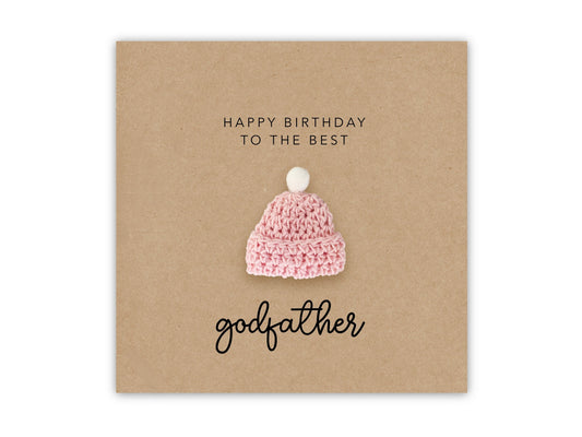 Happy Birthday To The Best Godfather, Godfather Birthday, Happy Birthday Godfather, Card from Baby Goddaughter Godson, From Baby Card