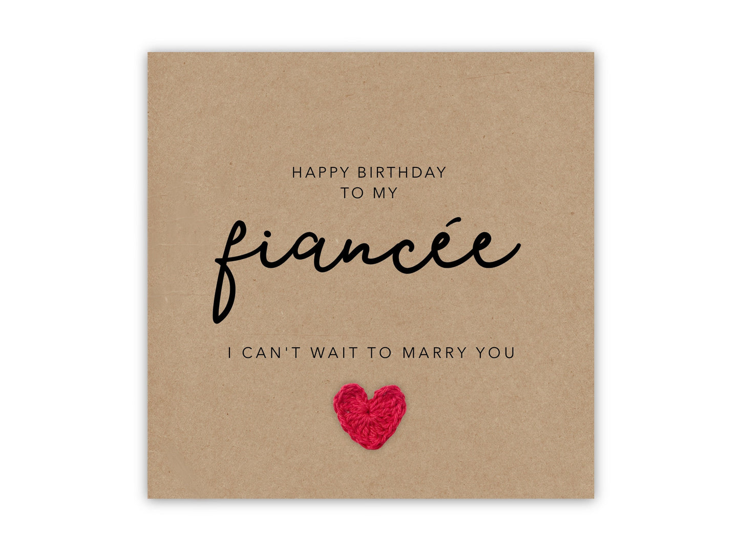 Fiance Birthday Card, Happy Birthday To My Fiancee, Birthday Card Fiancee, Future Wife  Birthday Card, Happy Birthday Wife to be Card