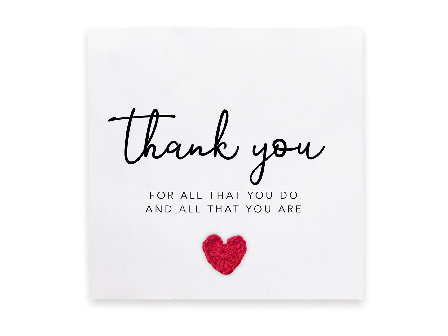 Thank You Card For Special Friend, Mum, Thankful Greeting Card, Thank You Card For Keyworker, Teacher, Bestie, Appreciation Card