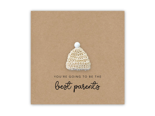 New parents, Parents to be Card, Simple New Baby Card for new parents from friend, New Parents Card, Best Parents, Expecting Baby Card