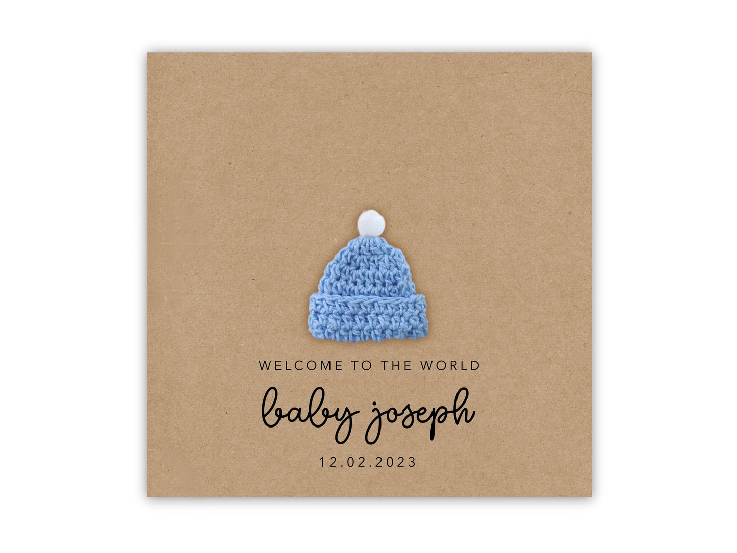 Personalised New Baby Card, Keepsake Baby Card, Custom Welcome to the World Card, Baby Congratulations Card, New Arrival Baby Card, Keepsake