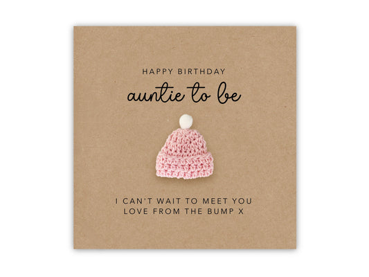 Happy Birthday Auntie to be Card from Bump, Auntie to be, Happy Birthday Auntie, Auntie to be Birthday Card Love Bump, Birthday Card