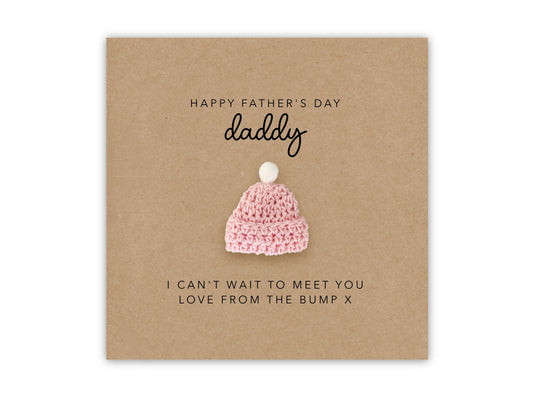 Daddy to be Father's Day Card, For My Daddy To Be, Father's Day Card For Mum, Pregnancy Father's Day Card, Card From The Bump, Keepsake