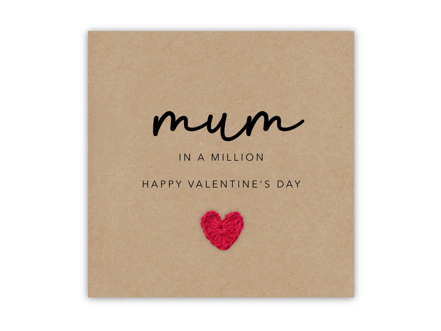 Special Mum Valentines Day Card, Mum In A Million Card, Valentine Card Mum, For Mum, Mum Valentines Card, Mummy Valentines Card, Love Mum