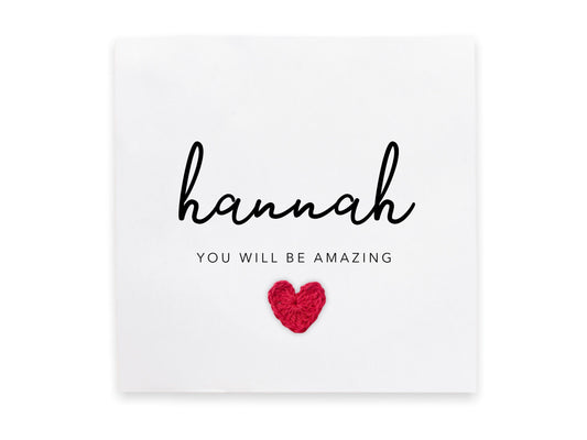 You'll Be Amazing  - Congratulations on your new exam job card - Simple proud of you - graduation Appreciation Card - Send to recipient