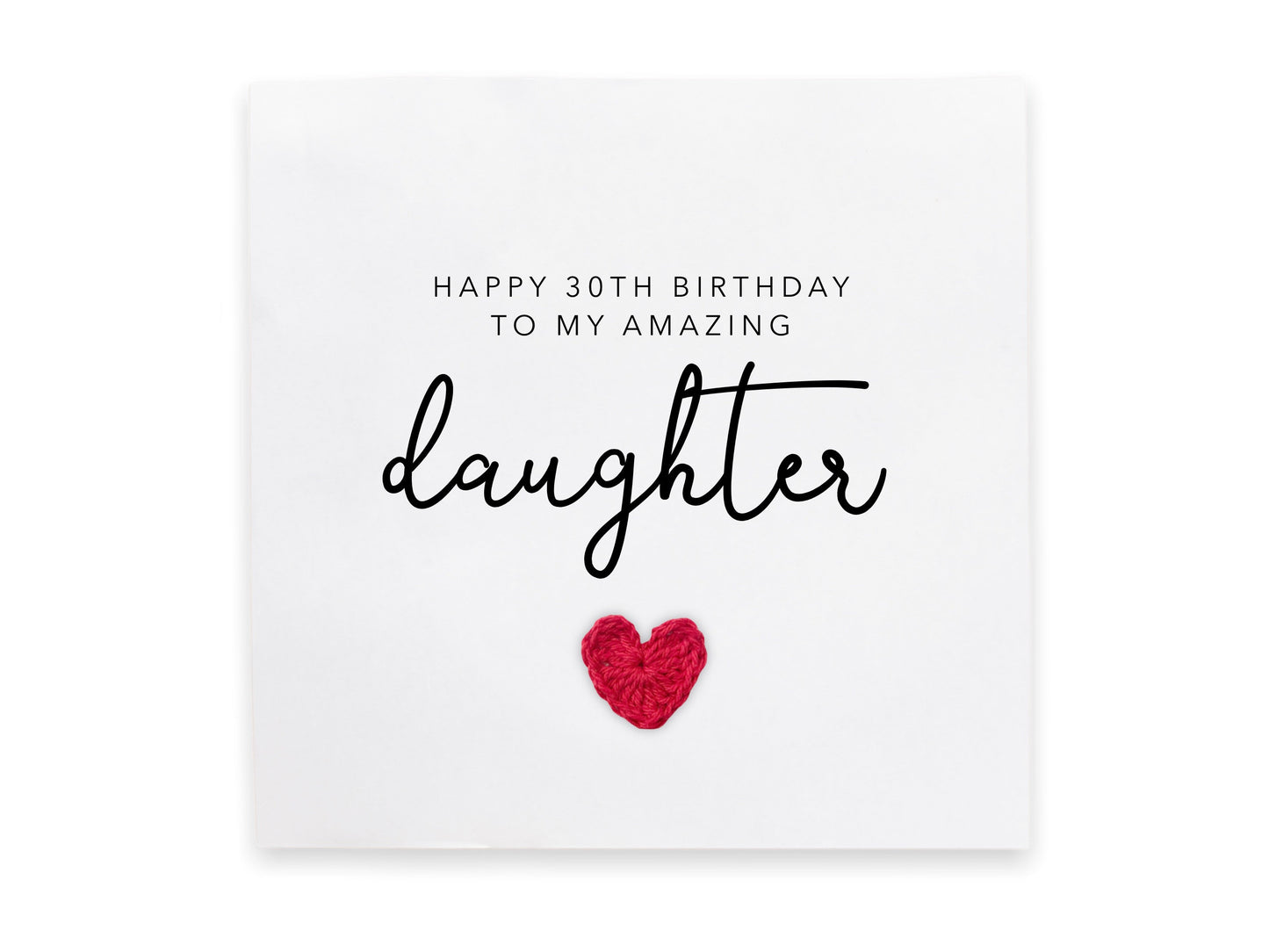 30th Birthday Card For Daughter, 30 Birthday Card, To An Amazing Daughter Happy 30th Birthday, Daughter 30th Birthday Card, Birthday Card