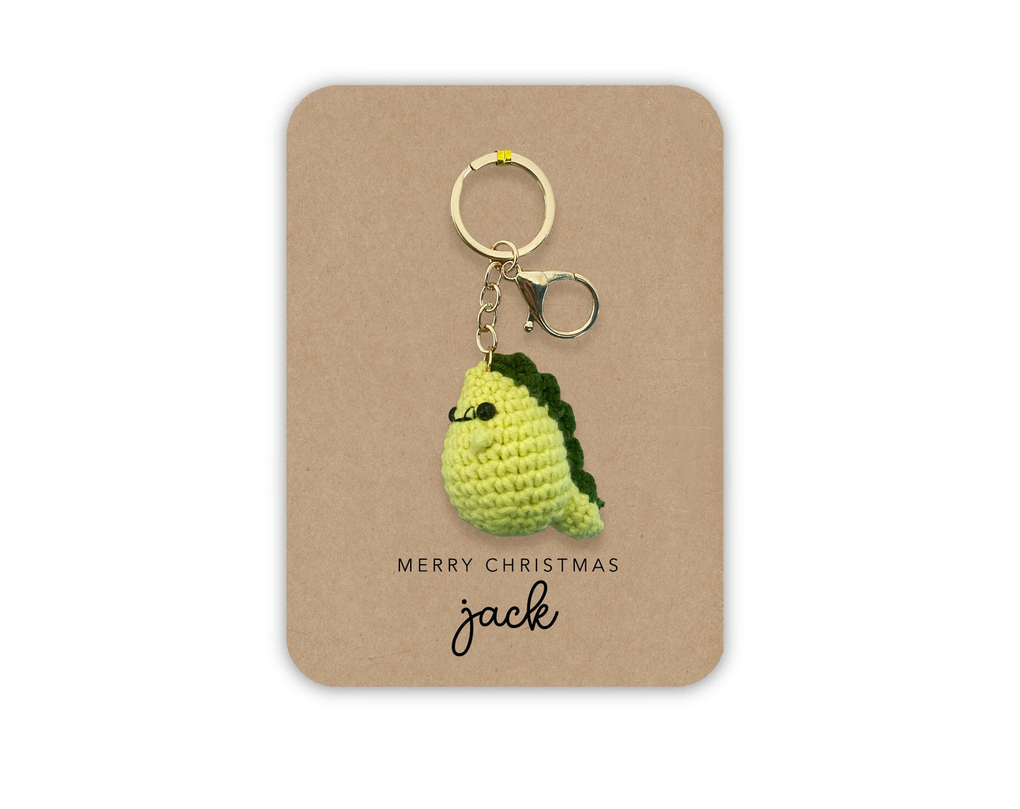 Personalised Stocking Filler, Keyring Christmas Stocking Filler, Dinosaur Keyring for Her Him, Keyring Dinosaur Gift, Christmas Gift, Boy