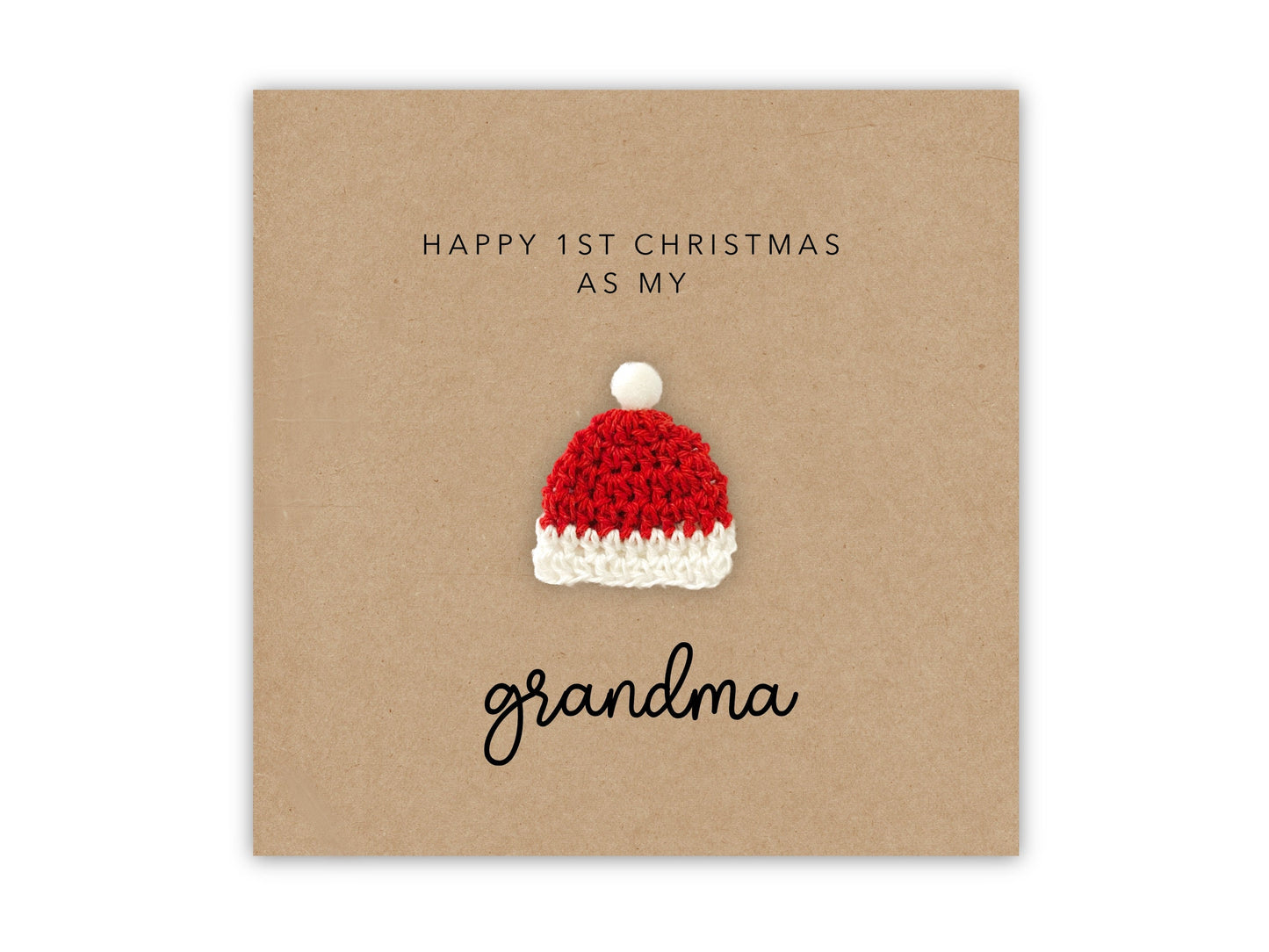 Grandma Nan First Christmas Card, Christmas Card For Grandma, First Christmas Card For Nanna Grandma Christmas Card, Nanna First Christmas