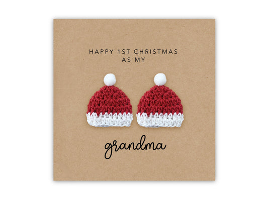 Grandma Nan First Christmas Card, Christmas Ornament Grandma, First Christmas Card For Nanna Grandma Christmas Card, Nanna First Christmas