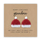 Merry Christmas Grandma to Be From Bump Twins, Cute Christmas Card For Grandma, Daddy To be Christmas Card, Christmas Card From Bump Twins