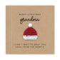 Merry Christmas Grandma to Be From Bump, Cute Christmas Card For Grandma, Daddy To be Christmas Card, Christmas Card From Bump
