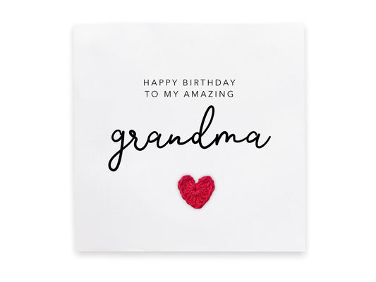 Birthday Card For Amazing Grandma, Happy Birthday To My Amazing Grandma, Birthday Card For Her, Grandma Card, Nanny, Nan, Gran, Nanna