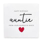 Amazing Auntie On Your Birthday, Auntie Birthday Card, Aunty Birthday Card, Birthday Card For Aunt, Funny Auntie Birthday Card for best aunt