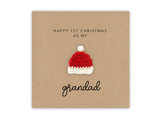 Happy First Christmas Card as My Grandad, Christmas Card for Grandad, 1st Christmas Grand Dad Card, Granddad Christmas Card