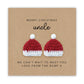 Merry Christmas Uncle From Bump Twins, Cute Christmas Card For Uncle, Uncle To be Christmas Card, Cute Christmas Card From Bump to Twins