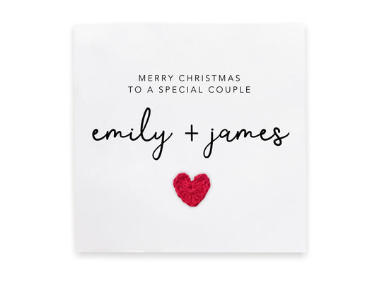 To A Special Couple Christmas Card, Christmas Card Couple Personalised, Christmas Card For Couple, Couple Christmas Card