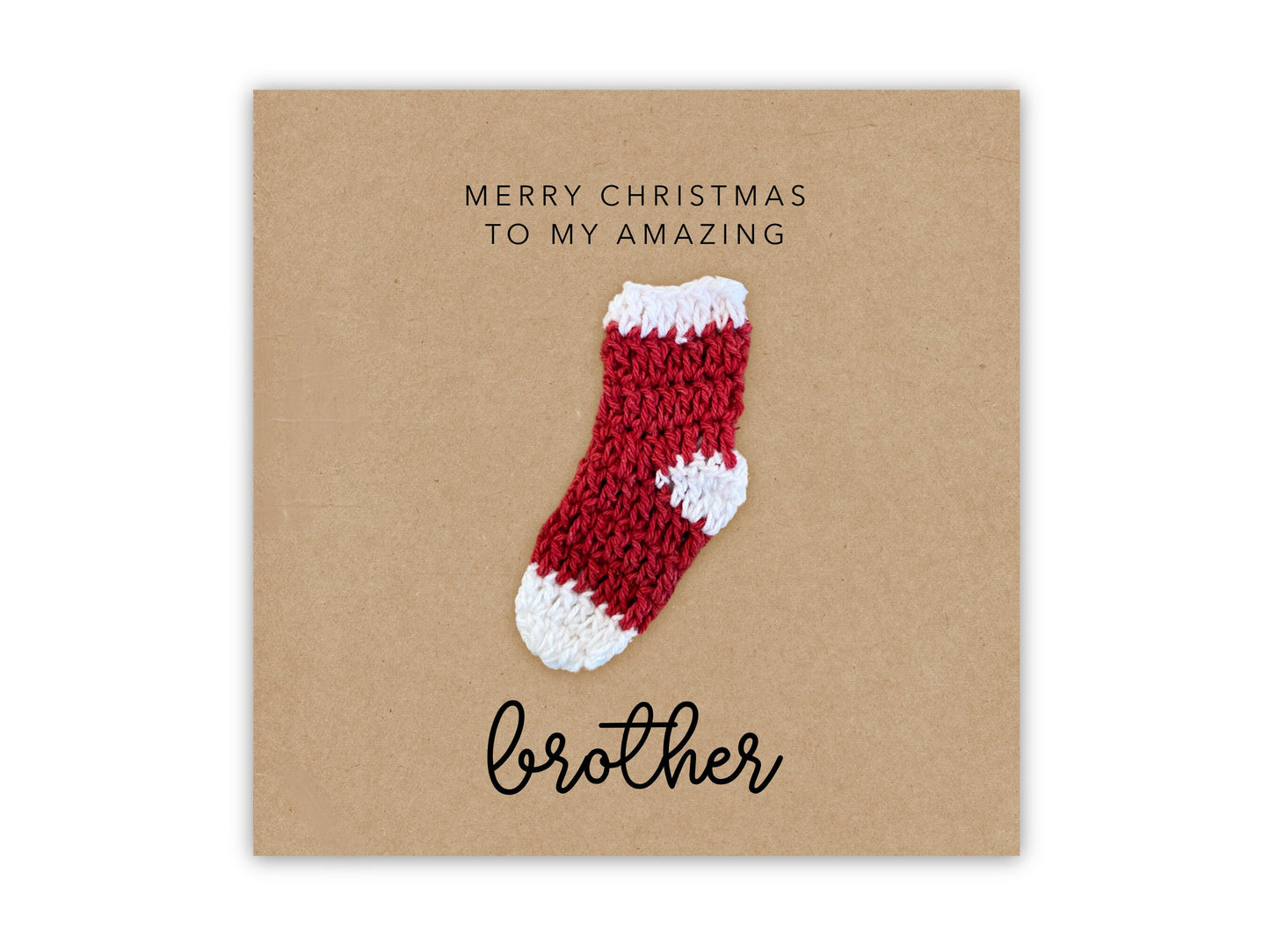 Christmas Card Brother, Brother Xmas Card, For A Special Brother With Love This Christmas, Brother Christmas Card