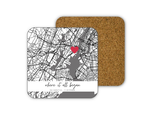 Send love letterbox, Valentine's Day, Anniversary Gift Box, I love you gift box, Personalised Gift, Coaster Map, Keyring Gift Set, Love Box