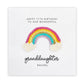Personalised Happy Birthday Granddaughter, To A Special Granddaughter, First Birthday Card, Granddaughter Birthday Card, Rainbow Custom