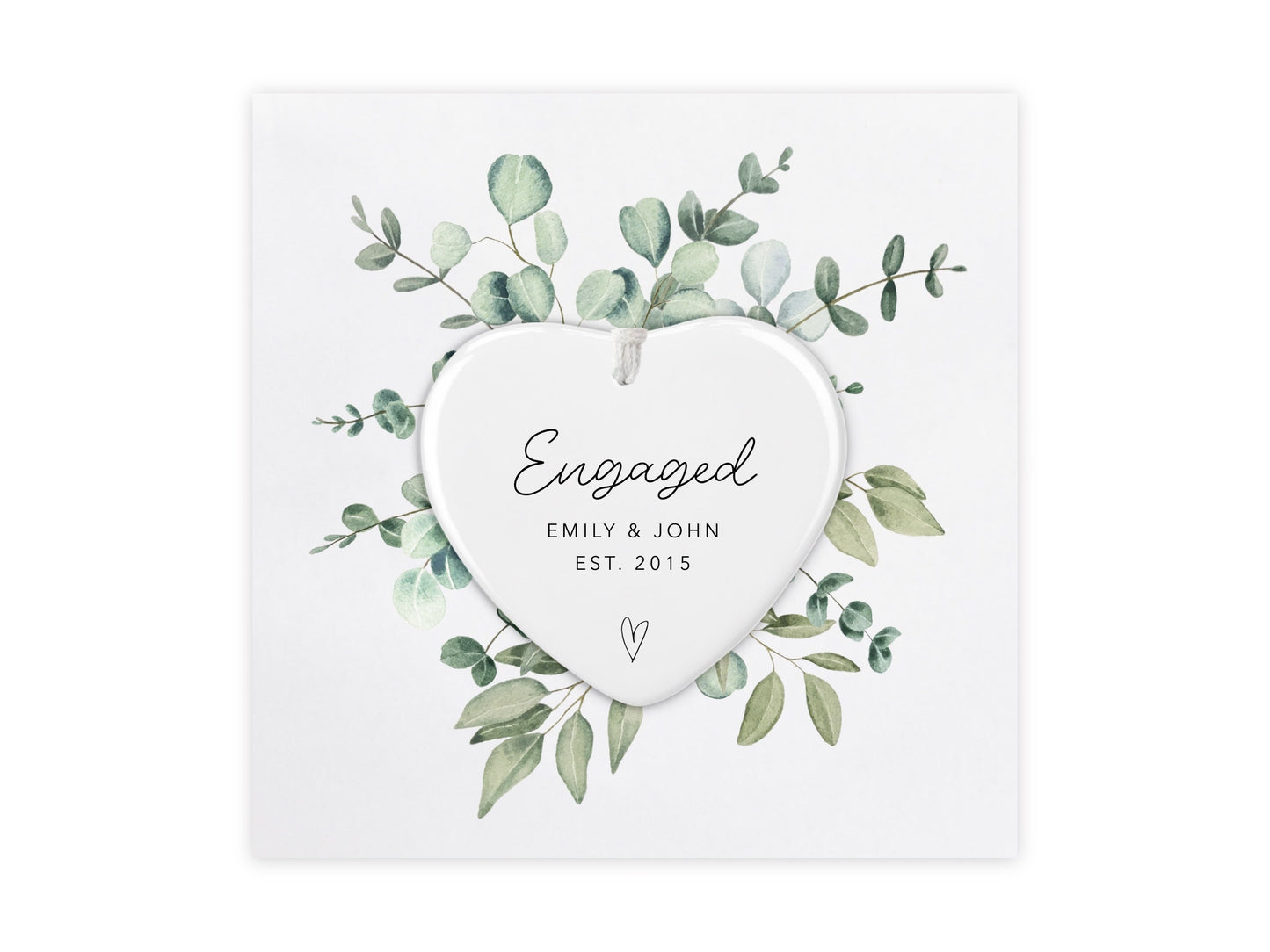 Personalised Engaged Keepsake Card,  Congratulations on your engagement, Happy Engagement, Keepsake Card, Gift, Engaged Card