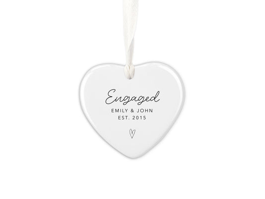 Personalised Engaged Keepsake Card,  Congratulations on your engagement, Happy Engagement, Keepsake Card, Gift, Engaged Card