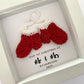 Personalised First Christmas Together Married Decoration, First Christmas Together Keepsake Frame Gift Decoration, Mr & Mrs Newly Wed