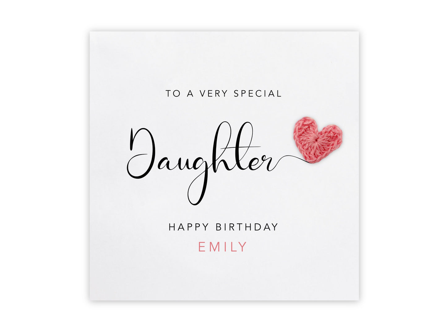 Personalised Daughter birthday card, Daughter card, Birthday Card, handmade card for Daughter, happy birthday niece, Happy Birthday for her