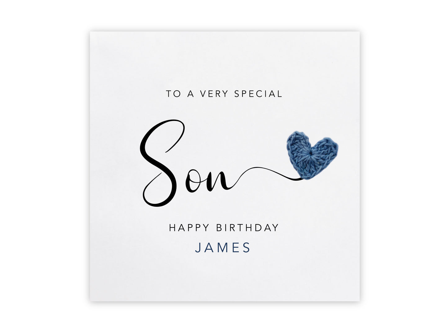 Personalised Son birthday card, Son card, Birthday Card, handmade card for Son, happy birthday niece, Happy Birthday for him