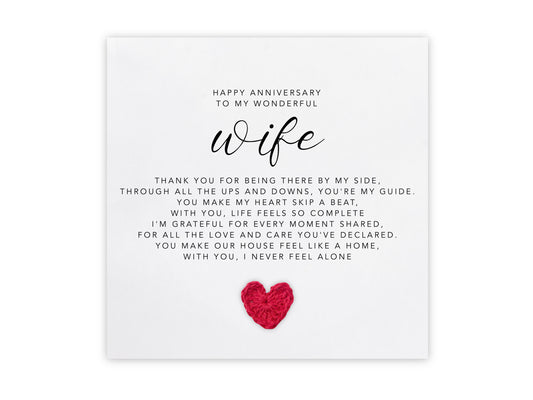 Anniversary Card For, Wife Anniversary Card, Boyfriend Anniversary Card, Girlfriend, Love Song, I Love you card, Poem, Romantic