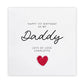 Happy 1st Birthday as my daddy, Simple Birthday Card for dad from baby son daughter, first birthday dad card, from baby birthday card