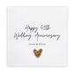 50th Anniversary Card, Golden Wedding Anniversary, Gold, Happy 50th Wedding Card, Card For Mum & Dad  Couple, Friends,